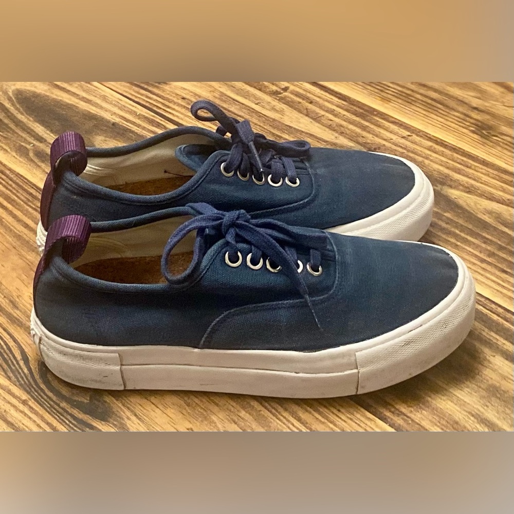 EYTYS Mother Navy Canvas Sneakers Womens Sz 7.5 Tennis Shoes Platform
